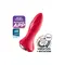 Satisfyer Rotator Plug 1+ - Анальна смарт-пробка, 12.8х3.8 см (червона)