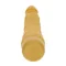 Get Real Gold Dicker Slim Vibrator - Вибратор на батарейках, 16х4.7 см (золотистый)
