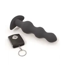 Dorcel Deep Secret M - анальний вібратор з дистанційним керуванням, 17х4.4 см (чорний)