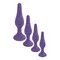Boss Silicone Plug Small - Анальная пробка, 10 см (фиолетовый)