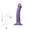 Strap-On-Me Mono Density Dildo, M - Насадка для страпону гнучка, 18х3.3 см., (фіолетова)