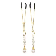 Затискачі для сосків Taboom Tweezers With Pearls