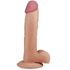 LoveToy - The Ultra Soft Dude Flesh 9 " - Фаллоимитатор с присоской, 21х4.1 см