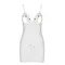 Passion - Lovelia Chemise - Рубашка з вирізами, XXL/XXXL (біла)