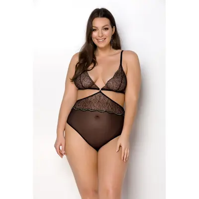 Passion Amberly Body - Боді еротичне, 4XL/5XL