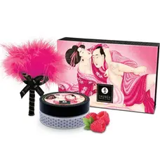 Смачна пудра для оральних пестощів Shunga Body Powder Raspberry feeling, 75 г, (малина)