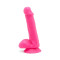 Get Real Happy Dicks Dildo 6 In w.Balls - Фаллоимитатор с мошонкой и присоской, 15х3,5 см (розовый)