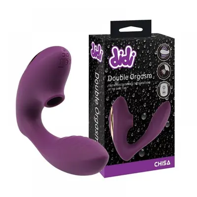 Chisa Didi Double Orgasm - Вакуумный вибратор, 13.8х3.2 см