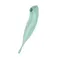 Satisfyer Twirling Pro+ - Точковий вібратор з вакуумною стимуляцією, 22.2х4 см (м'ятний)