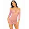 Leg Avenue-Heart net mini dress Pink - Сетчатое платье, OS (розовый)