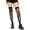 Чулки с рисунком Leg Avenue 420 Net thigh highs, One Size