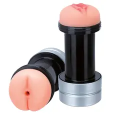 Orion 2 in1 Hummer Anus/Vagina двусторонний реалистичный мастурбатор вагина/анус, 18х3 см