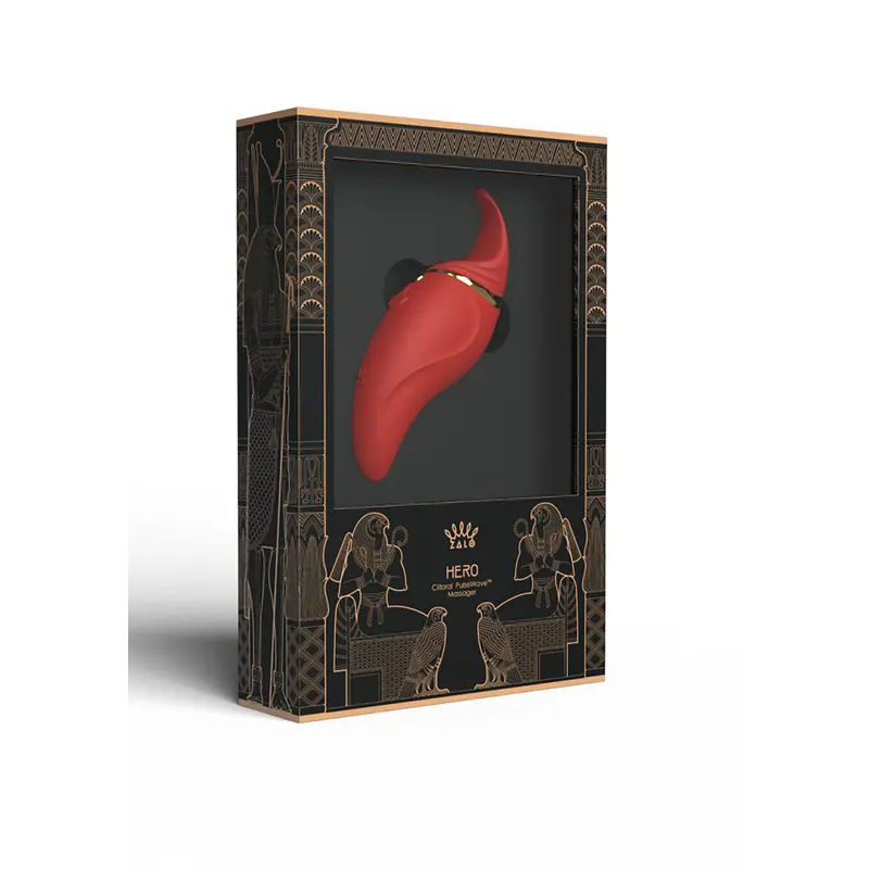 Zalo Hero Pulse Wave Massager- Импульсно-волновой массажер для клитора, 14.8 см (красный) Zalo Hero Pulse Wave Massager- Импульсно-волновой массажер для клитора, 14.8 см (красный)