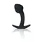Анальна пробка Boys of Toys Silicone Black Curved Plug - розмір S