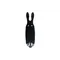 Adrien Lastic Pocket Vibe Rabbit Black - віброкуль зі стимулюючими вушками, 8.5х2.3 см (чорна)