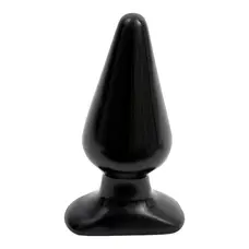 Анальна пробка Classic Butt Plug Large, Чорний, 12,7x5,7 см