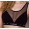 Passion PS002 TOP - Топ із прозорою вставкою, XL (чорний)