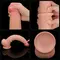 Реалистичный фаллоимитатор Sliding-Skin Dual Layer Dong 13.5", 34 см