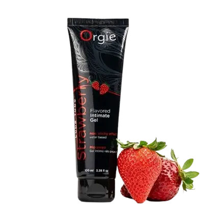Orgie Lube Tube Strawberry-оральний лубрикант зі смаком полуниці, 100 мл