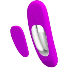 LyBaile Romance Lisa Remote Panty Massager Purple - Вібровкладка в трусики, 9.5х3 см (фіолетовий)