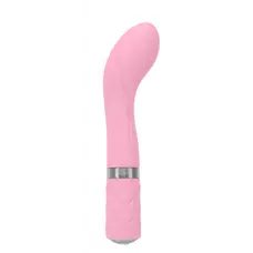 Pillow Talk Sassy Pink - Роскошный вибратор с кристаллом Сваровски для точки G, 12.8х3.8 см. (розовый)