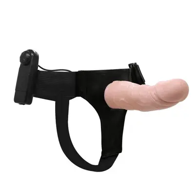 Страпон с вибрацией для мужчин Baile Ultra Passionate Harness Vibrating, 15 см