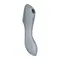 Satisfyer Curvy Trinity 3 - Вакуумний вібратор та стимулятор для точки G, 17.5х5.3 см (сірий)