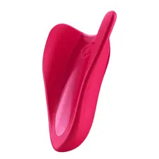 Satisfyer High Fly Red - Вібратор на палець, 6.5х5.5 см (червоний)