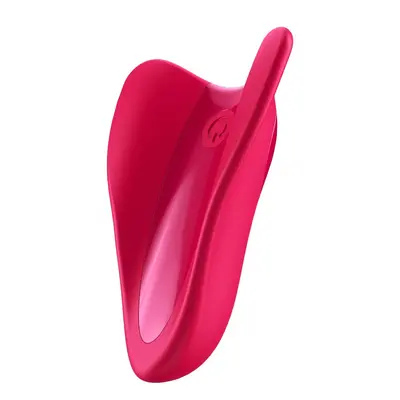 Satisfyer High Fly Red - Вібратор на палець, 6.5х5.5 см (червоний)