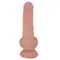 T-skin ReaL Bottomless Pleasure - Фаллоимитатор на присоске, 20х4.5 см