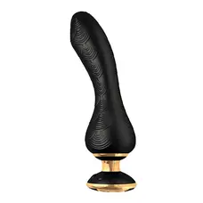 Shunga - Sanya Intimate Massager - Вибратор для точки G, 18.5х3.8 см (чёрный)
