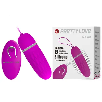 Pretty Love Dawn Remote Egg Pink - Віброяйце, 9,2см (фіолетовий)