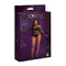 Moonlight Plus Model 09 Black - ажурне боді зі стразами, XL/XXXL (чорний)
