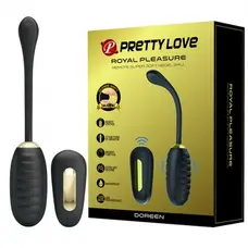 Pretty Love Doreen Remote Control Egg - Віброяйце, 19,7 см (чорний)