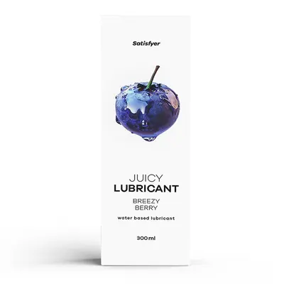 Лубрикант на водной основе Satisfyer Juicy Lubricant, 300 мл (черника)