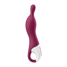 Satisfyer - A-Mazing 1 - Инновационный вибратор для точки А, 21.7х3.8 см (ягодный)