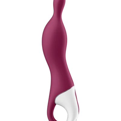 Satisfyer - A-Mazing 1 - Инновационный вибратор для точки А, 21.7х3.8 см (ягодный)