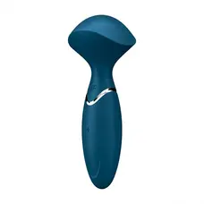 Satisfyer Mini Wand-er - Вібромасажер, 16х6 см (синій)