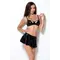 Passion Deby Set - Комплект білизни під латекс, XXL/XXXL (чорний)