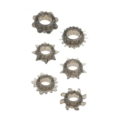 Набір ерекційних кілець Dream Toys MenzStuff Ring Set, 6 шт