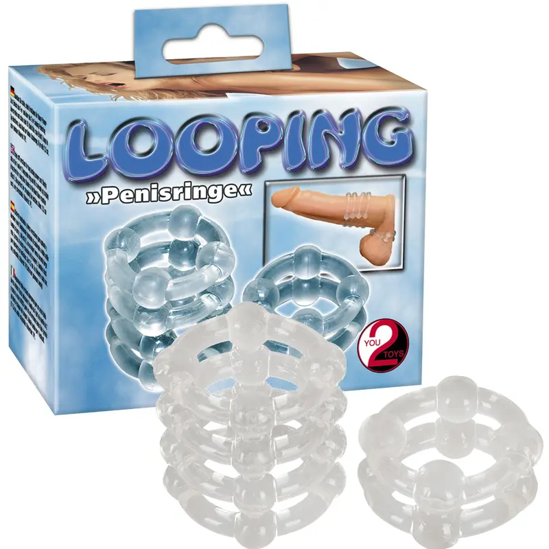 You2Toys Looping набор из 2 эрекционных колец, 2.5 см You2Toys Looping набор из 2 эрекционных колец, 2.5 см