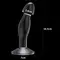 LoveToy - 6.5'' Flawless Clear Prostate Plug - Стимулятор простати, 16.5х3.9 см