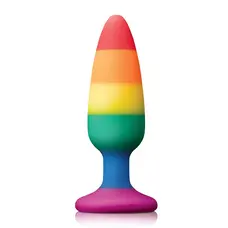 Colourful Love Rainbow Anal Plug Medium - Анальна пробка, 14 см (райдужний)