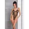 Passion Lovelia Body - спокусливе боді з серцем, XXL/XXXL (чорний)