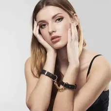 Наручники Bijoux Indiscrets MAZE - Thin Handcuffs (чорні)