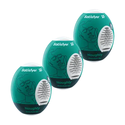 Satisfyer Masturbator Egg 3er Set Noughty - Набір мастурбаторів, 3 шт