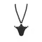 Passion - 028 BODY HARRY black - Чоловічий боді на лямках, S/M