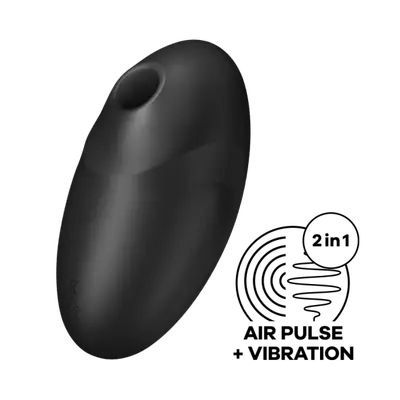 Satisfyer Vulva Lover 3 Black - Вакуумний стимулятор (чорний)