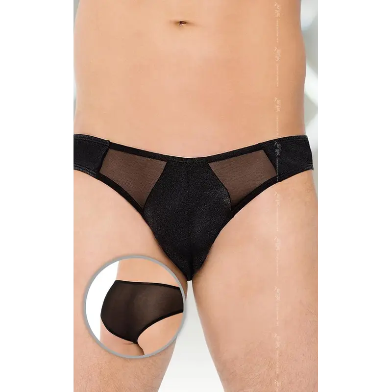 SoftLine - Thong 4466 - Труси чоловічі, M/L (чорні)