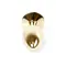 Металева анальна пробка із кристалом Boss Jewellery Gold Plug Light